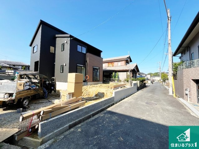 栗東市小野　第1期　新築一戸建ての外観|流行に左右されないシンプルな外観！