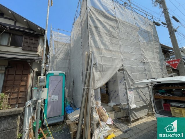 八幡市川口東扇　第2期　新築一戸建ての外観|現在建築中！落ち着いた街並みで新生活を始めることが出来そう！周辺の物件も併せてご紹介させて頂きます！