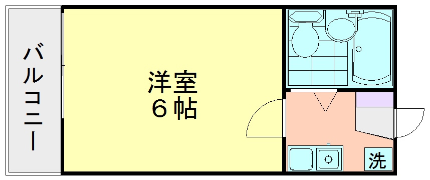 ウイングコート萩山の間取り