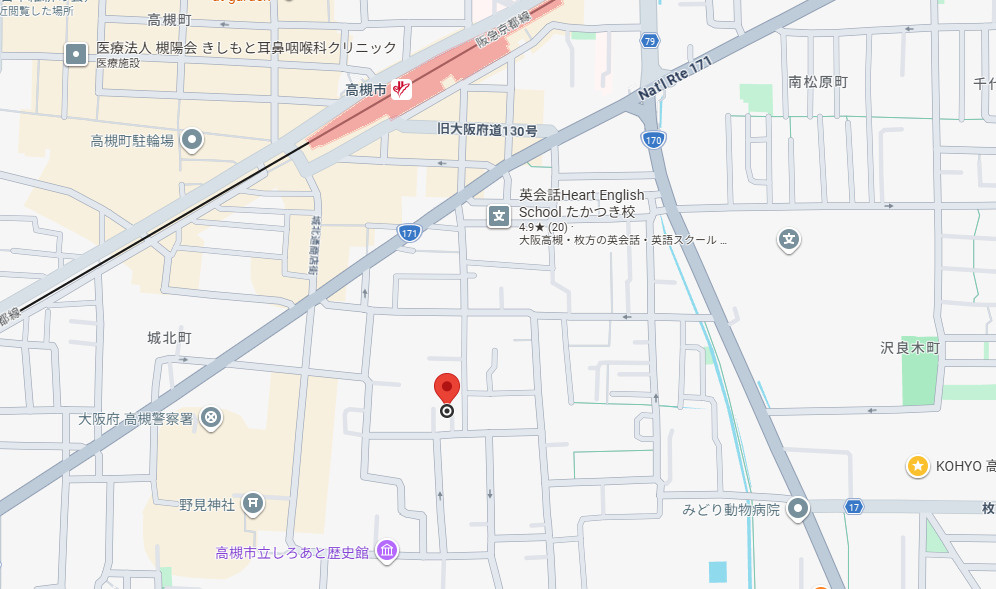 サンティー大手の地図
