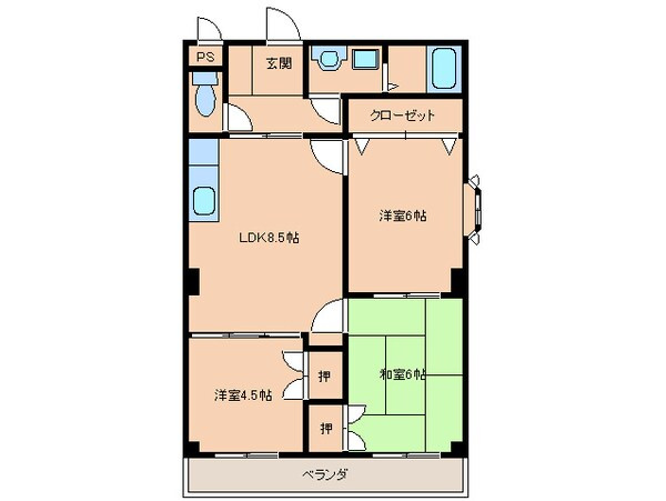 合川ビレッジ【キャッシュバック対象物件】の間取り