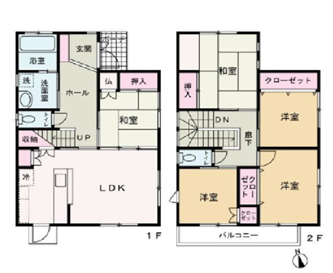 【間取り】 | 間取りは5LDKになります。