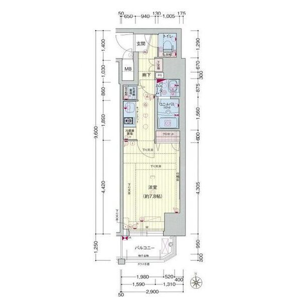 プレサンス上町台リベルテの間取り|プレサンス上町台リベルテ　間取り