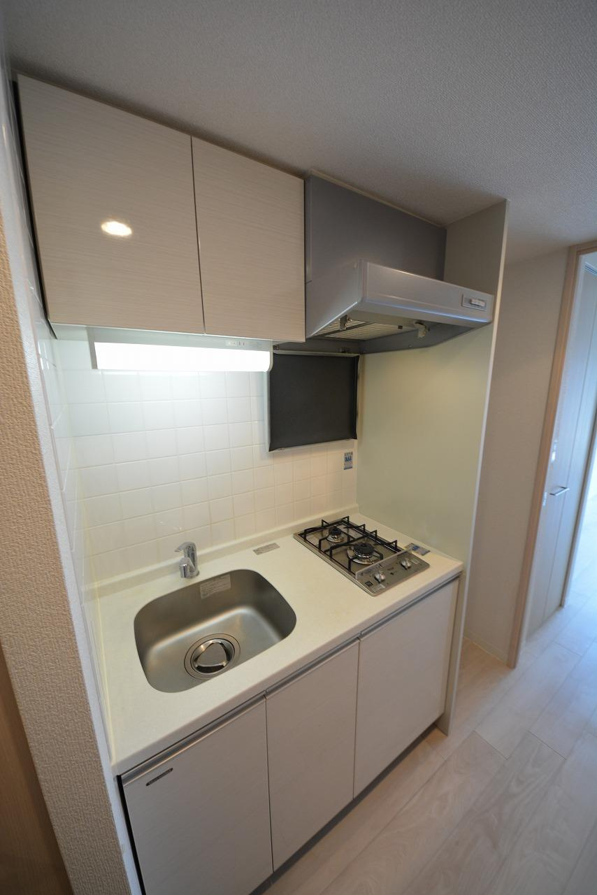 プレサンス上町台リベルテのキッチン|プレサンス上町台リベルテ　2口ガスコンロ