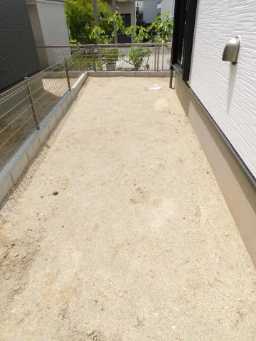 名古屋市中川区大当郎１丁目の新築一戸建の庭|◇庭◇　　陽当り良好な庭スペース♪