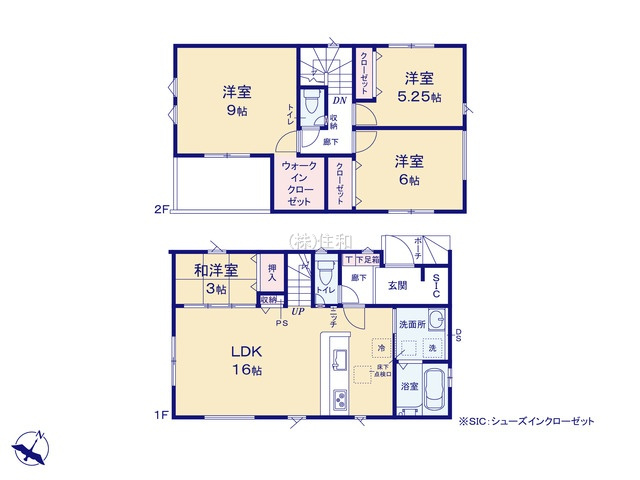 【新築分譲住宅】志木市下宗岡14期の間取り