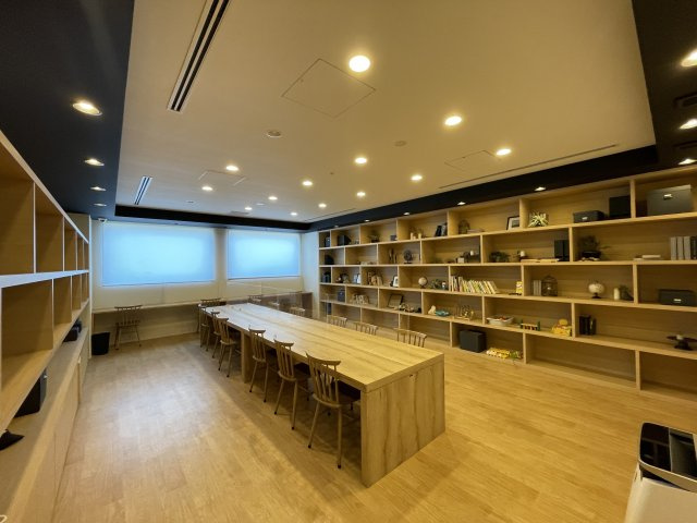 アルファステイツ宇宿のその他共用部分|1階スタディルームでテレワークや学習もはかどります。