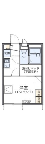 レオパレスグレースの間取り