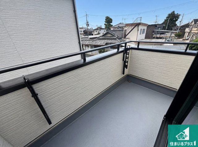 ◆堺市美原区阿弥　新築一戸建てのバルコニー|日当たりのよいバルコニー！お部屋が開放的に！