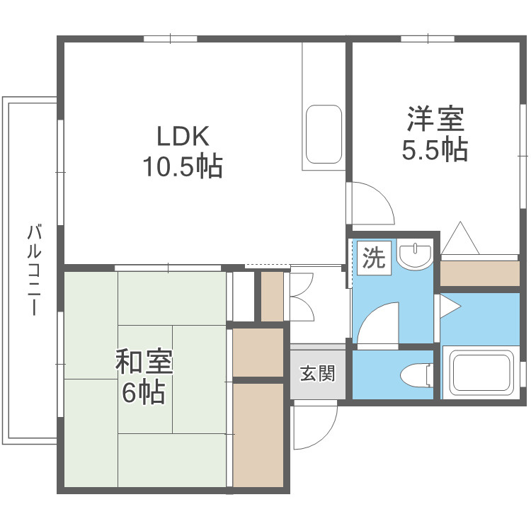 ラフォーレ原田Nの間取り