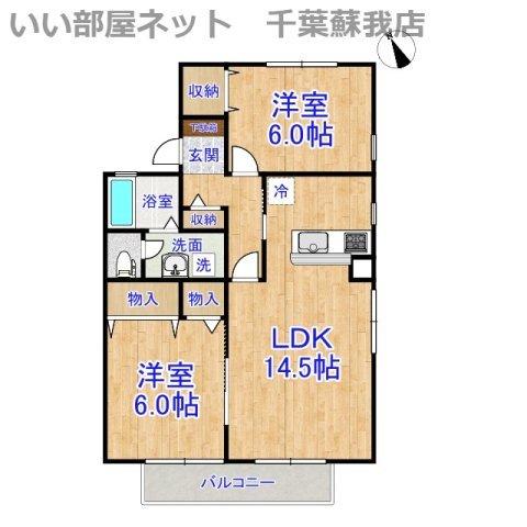 ビィウラ　WESTの間取り