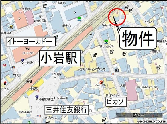 ニュー東京ビルの地図