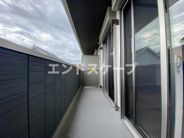 D-ROOM紅雲町Cのバルコニー|高崎、前橋のお部屋探しはエンドスケープまで！お客様の理想お聞かせ下さい♪
