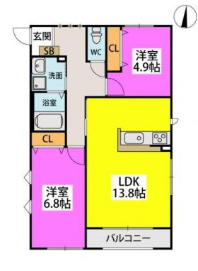 【間取り】 | TASHIMARTERRACE