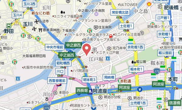【地図】 | みおつくし江戸堀