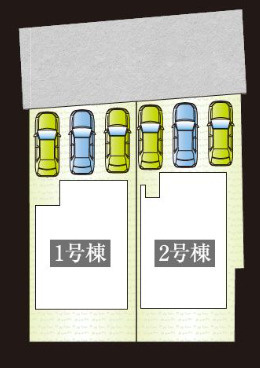 【仲介手数料無料】所沢東所沢和田１期全２棟１号棟　所沢の新築なら西武ハウジングの区画図