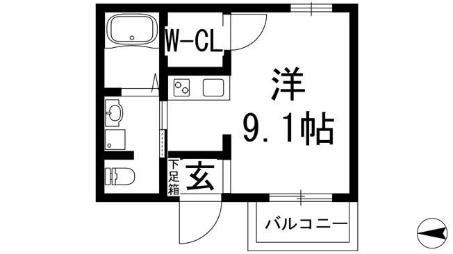 【間取り】 | レジデンスコート池田