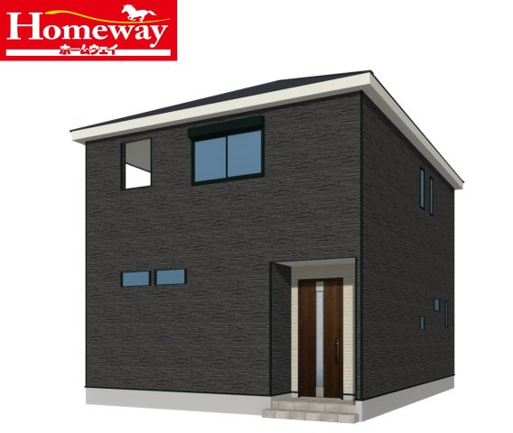 【外観】 | 仲介手数料無料！岬小学校に通える新築戸建　宇部市昭和町３丁目　第２　クレイドルガーデン　アーネストワン | かわいいお家になって誕生します