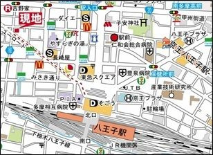 【地図】 | HF八王子レジデンス(エイチエフハチオウジレジデンス)