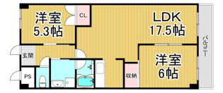 イプシロンC棟の間取り