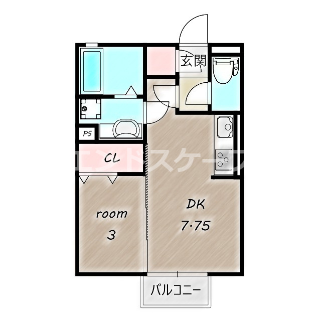 Freesiaの間取り|高崎、前橋、伊勢崎エリアのお部屋探しはエンドスケープまで！お客様の理想お聞かせ下さい♪