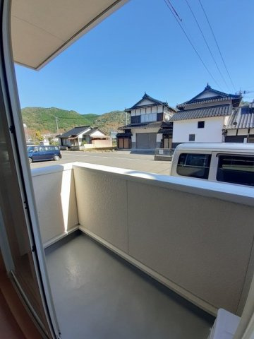 グレイス吉田　Ⅰ番館のバルコニー|落ち着いた時間を過ごせるバルコニーです