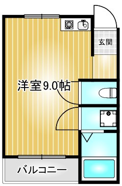 メゾン伊勢山｜名古屋市の賃貸ならMy賃貸の間取り|メゾン伊勢山