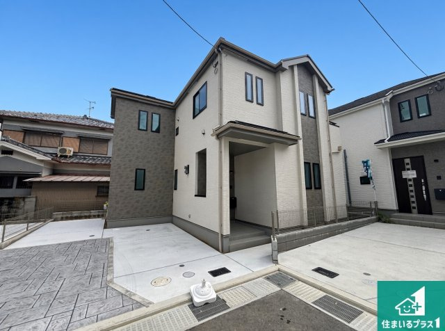 ◆堺市美原区阿弥　新築一戸建ての外観|お客様に長く安心して住んでいだだける事にこだわった家づくり！住んでからのアフターサービスにもしっかりと取り組んでいます！