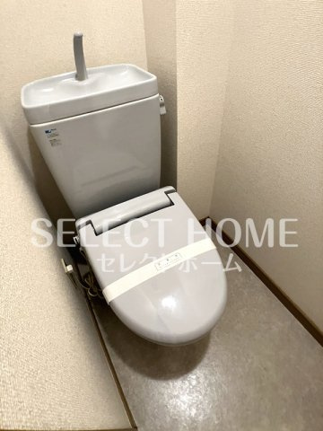 【トイレ】 | シャトーリ牧御堂Ａ棟 | 清潔感のあるトイレです