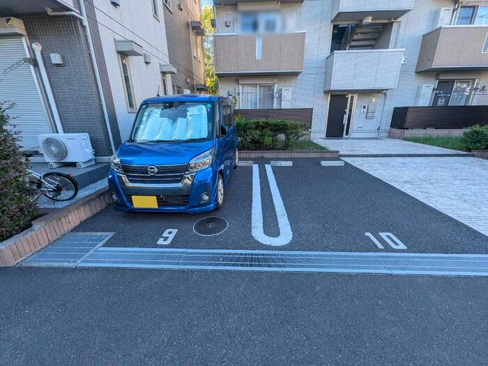 アルページュ大森　D棟の駐車場