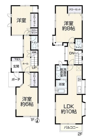 【間取り】 | 八千代市萱田町　中古戸建て | 間取り図