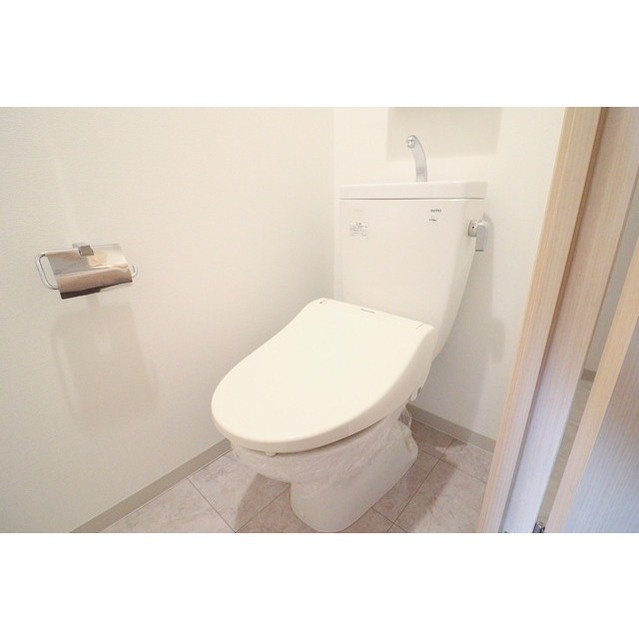 パークフラッツ野田阪神駅前のトイレ|シンプルで使いやすいトイレです