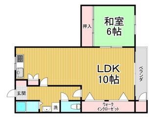 マンション幸の間取り