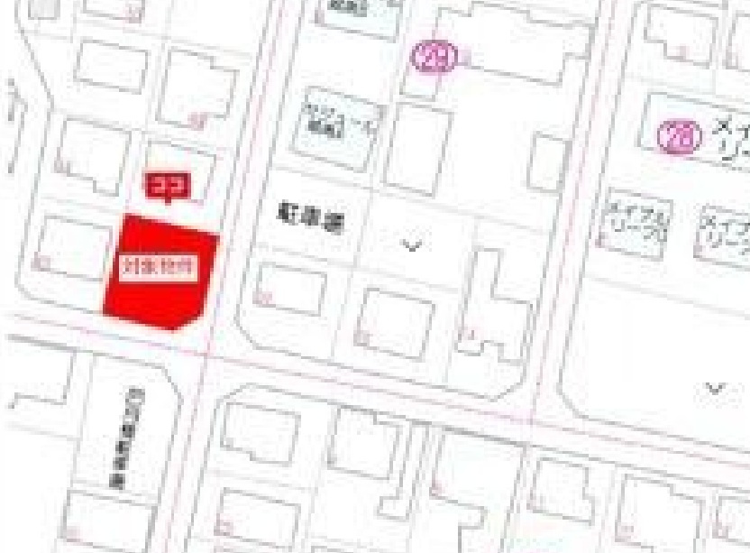 売地　小山市西城南の区画図