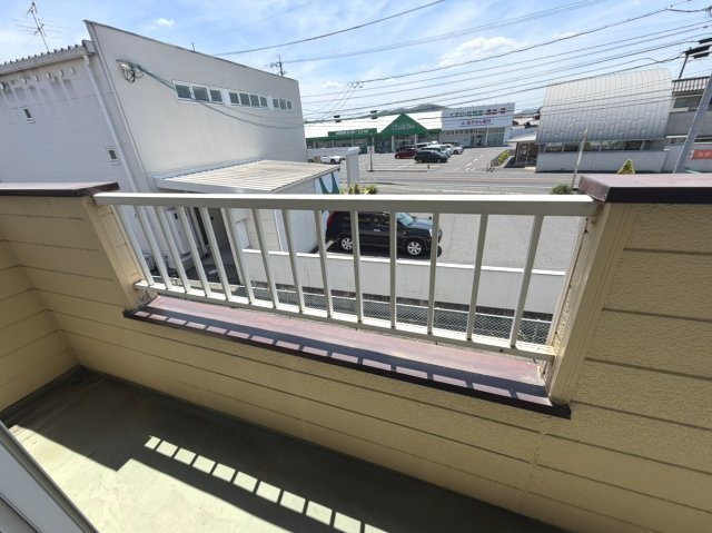 ドミール小山のバルコニー