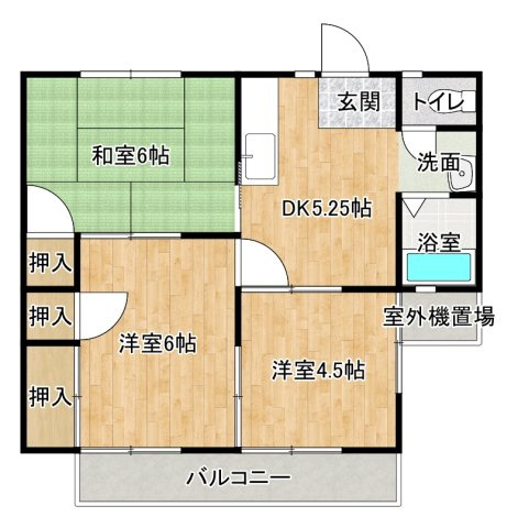 ドミール小山の間取り