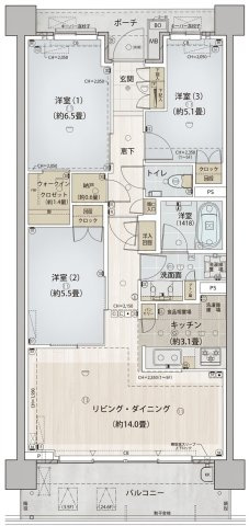 パークホームズ妙蓮寺ザヒルトップの画像