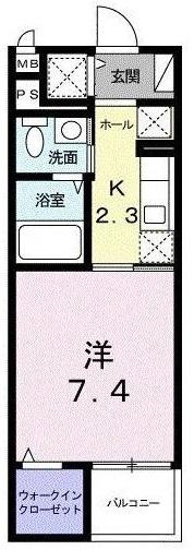 クレメント武蔵浦和の間取り
