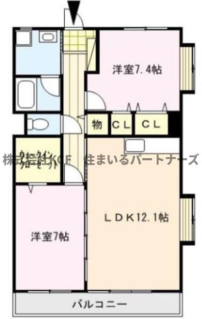 クロスロードの間取り