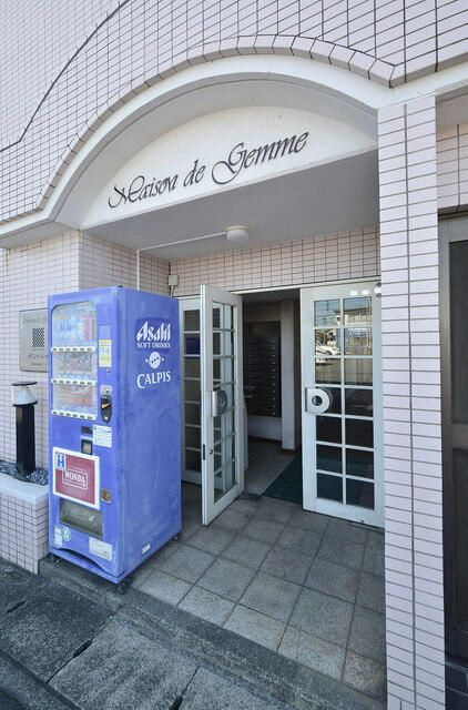 大和市柳橋２丁目の賃貸マンションのエントランス