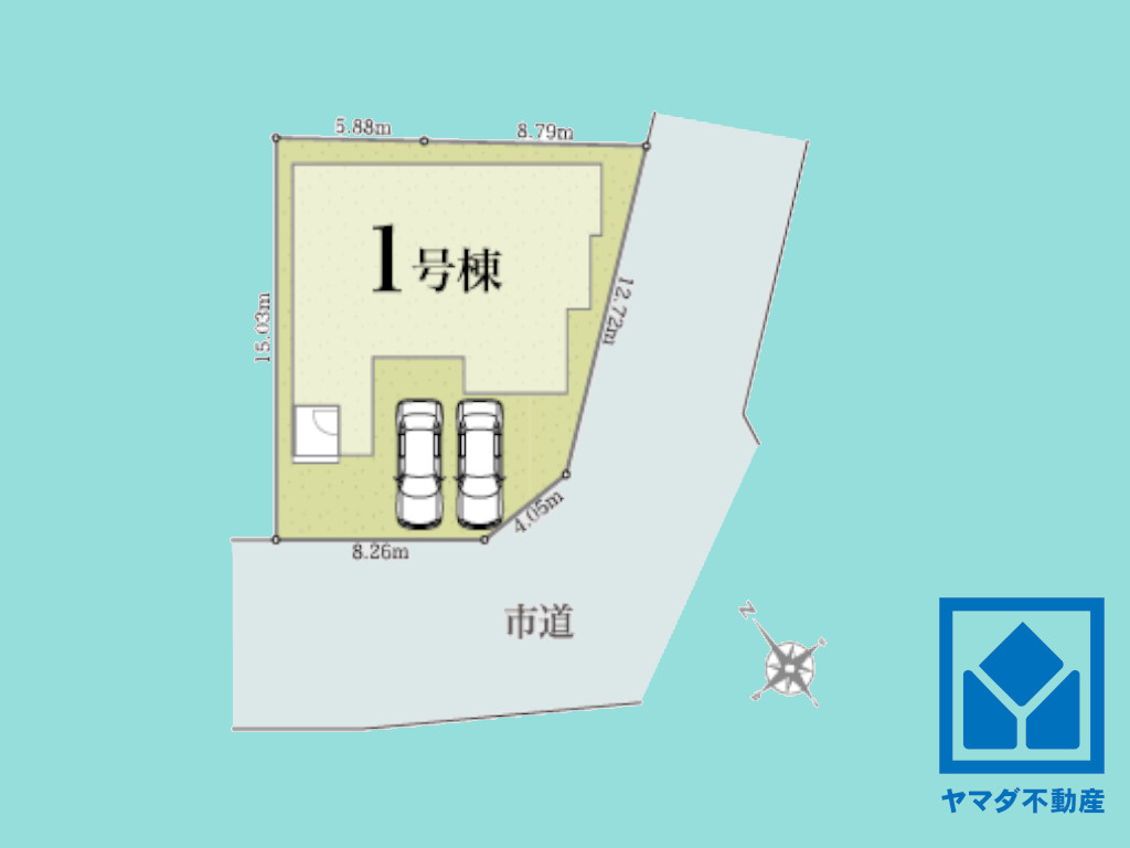 大津市一里山5丁目　01期　1号棟の区画図