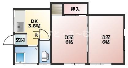 豊荘の間取り