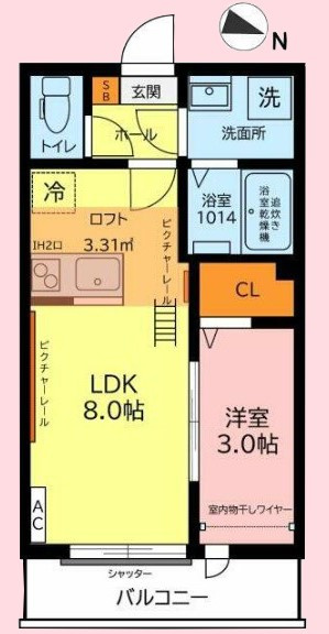 ガーデンヒルズ宮原の間取り