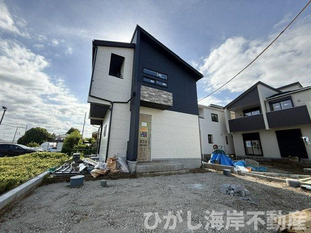 平塚市南原2丁目　新築戸建　全6棟の外観|5月14日撮影　建築中　現地外観