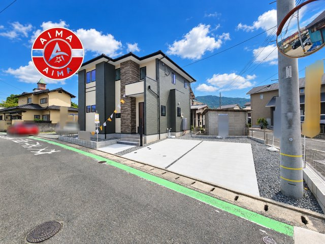 糟屋郡篠栗町庄4丁目第2-1棟（1号棟）の前面道路含む現地写真|見学の時間などお気軽にお問い合わせ下さい。