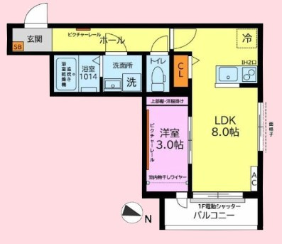 ガーデンヒルズ宮原の間取り