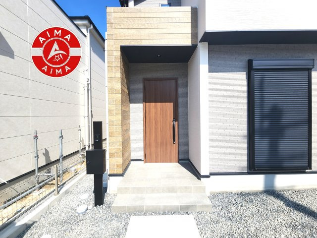 福岡市南区鶴田2丁目第7-1棟（1号棟）の外観：施工例|おでかけの時も帰った時も、「我が家」を最初に感じでもらえる素敵な空間に。