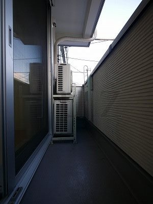 南区高根町戸建のバルコニー