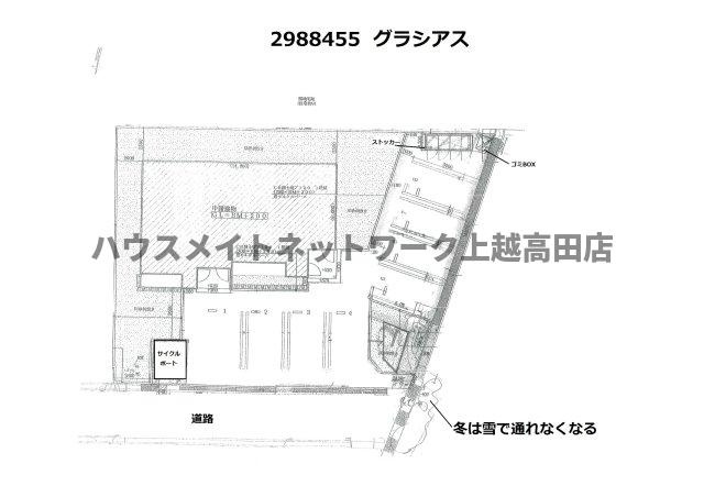 グラシアスの区画図|配置図