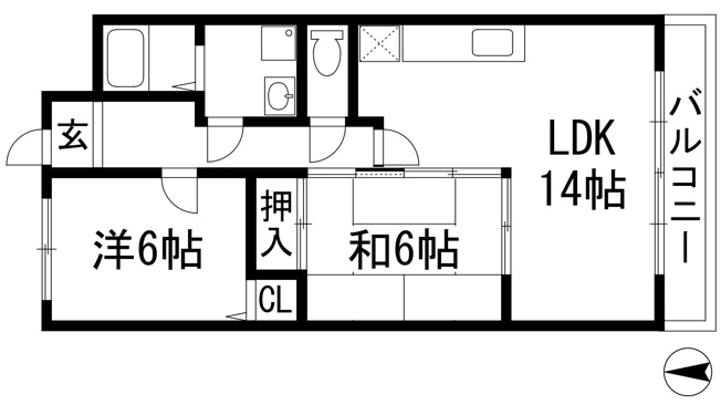 【間取り】 | ファミール安倉